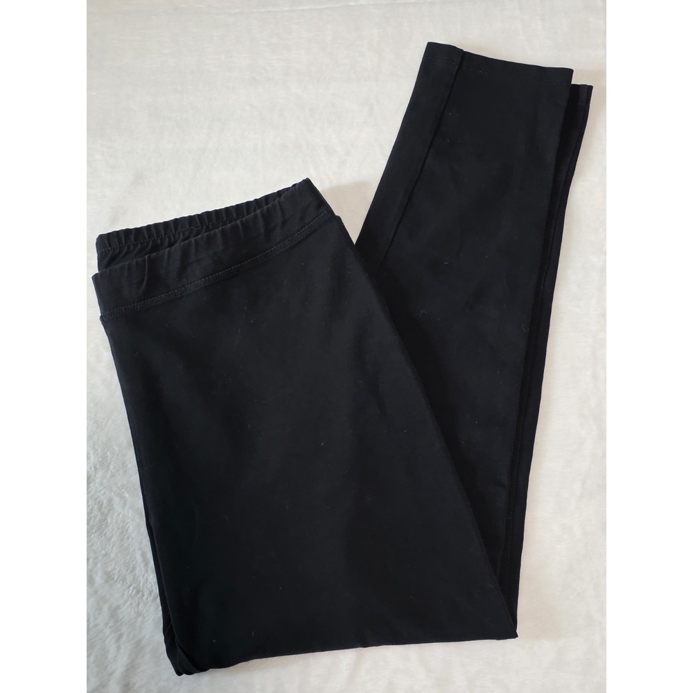 L.L. bean womens size XL black pull on stretch skinny relaxed pants